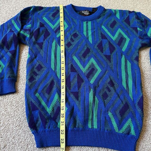 Vintage Rainbow Bridge Knit Sweater Adult S - Picture 5 of 5